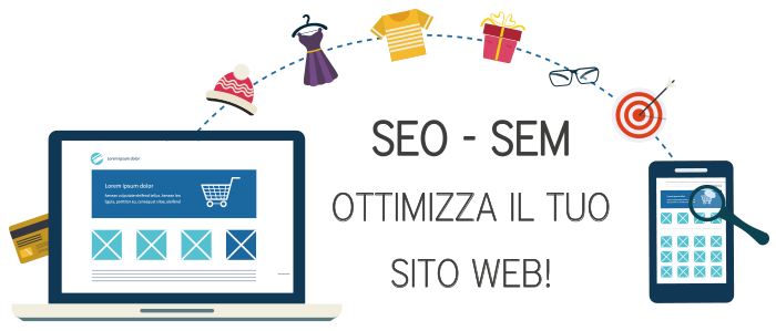 seo e sem ottimizzazione sito web